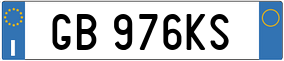 Truck License Plate